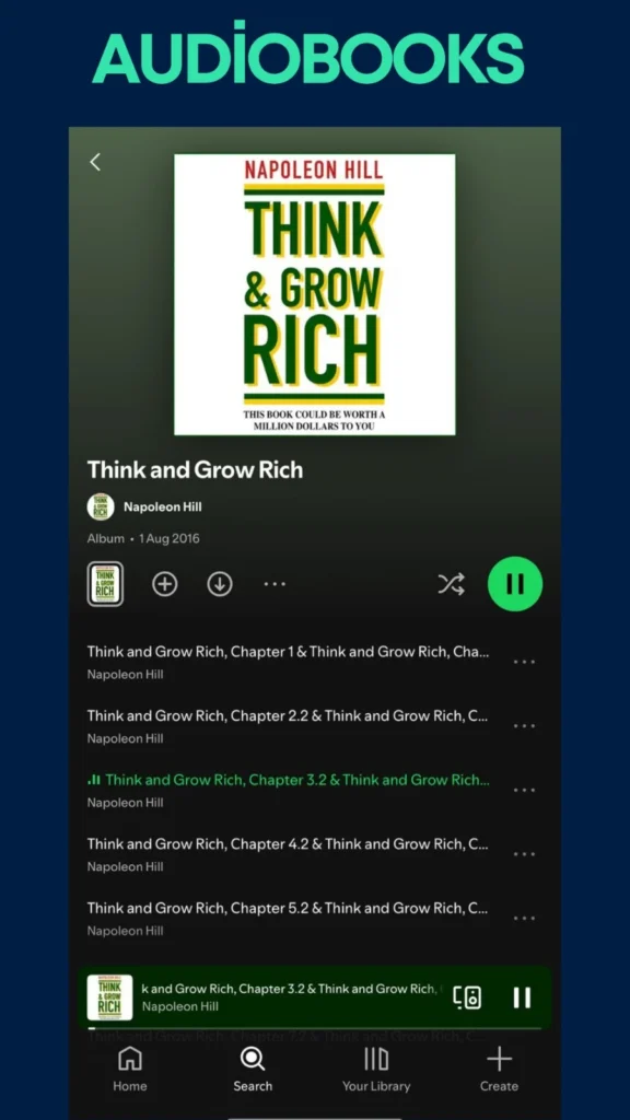 Playlists of Free Spotify app