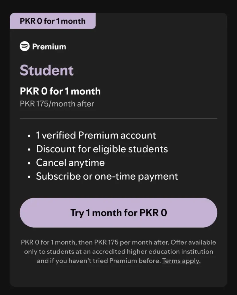 Spotify Apk Student Subscription Plan